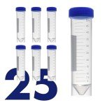 50mL Self-Standing Centrifuge Tubes - 25 Pack