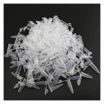 200PCS 0.5ml Clear Centrifuge Tubes with Lids