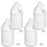 Half Gallon HDPE Plastic Jug with Handle (4 Pack)