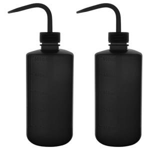 Stonylab 2-Pack LDPE Chemical Wash Bottles, 500ml