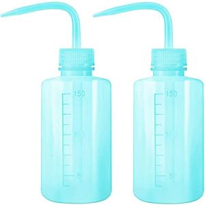 APUXON 2-Pack 150ml Blue Squeeze Wash Bottles