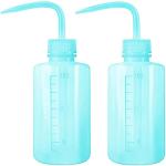 APUXON 2-Pack 150ml Blue Squeeze Wash Bottles