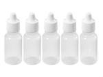 50 Pcs 20ml Squeezable Plastic Dropper Bottles