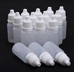 50 Pcs 20ml Squeezable Plastic Dropper Bottles