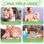 12 Pcs Squeezable Plastic Dropper Bottles Set