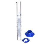 5ML Thick Glass Graduated Cylinder with Plastic Base