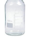 4-Pack 1000ml Graduated Glass Storage Bottles
