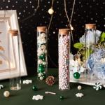 10 Pack 80ml Glass Test Tubes with Cork Stoppers