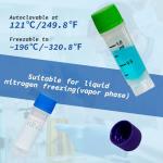 CryoKING 1.0ml Sterile Cryogenic Vials - 25 Pack