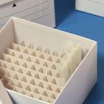 Cardboard Storage Box for Tubes - 64 Place