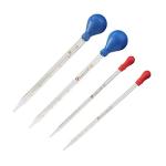 4pcs Thick Glass Graduated Pipettes with Caps