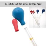 4pcs Thick Glass Graduated Pipettes with Caps