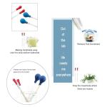 4pcs Thick Glass Graduated Pipettes with Caps