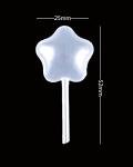 50pcs Clear Star Shape 4ml Plastic Pipettes