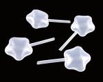 50pcs Clear Star Shape 4ml Plastic Pipettes