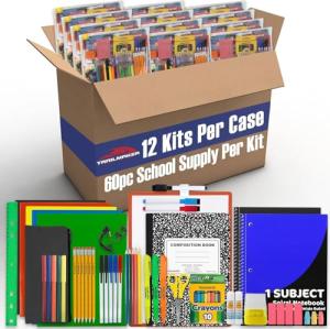 Bulk Back to School Supplies Bundle - 12 Pack