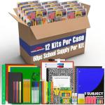 Bulk Back to School Supplies Bundle - 12 Pack