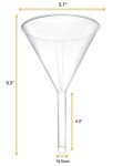 EISCO 5.7" Acid-Resistant Polyethylene Filter Funnel
