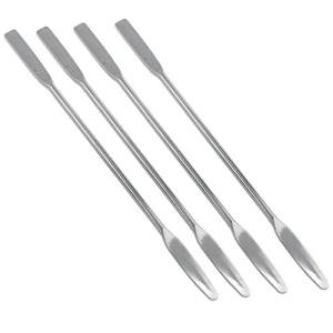 Mini Double-Ended Stainless Steel Lab Spatula Set