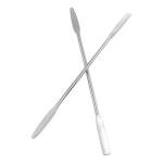Mini Double-Ended Stainless Steel Lab Spatula Set