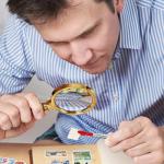 Rubber Tipped Precision Tweezers Set, 2 Pcs