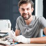 Rubber Tipped Precision Tweezers Set, 2 Pcs