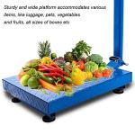 Heavy Duty Electronic Platform Scale - 661lbs Capacity