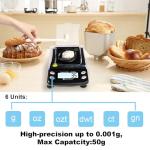 Digital Milligram Scale – 0.001g Accuracy, 50g Capacity