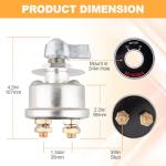 Heavy Duty 300A Battery Disconnect Switch 12V-24V