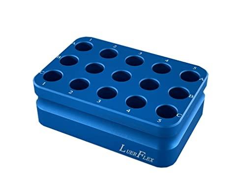 LuerFlex Aluminum Cooling Block for Cryo Vials