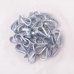 HIGOOD 1/4" Carbon Steel Wire Rope Thimbles (50PCS)