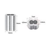 Eowpower 100 Aluminum Sleeves and 16 Stainless Thimbles