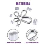 250 Pcs Stainless Steel Rope Thimble Kit