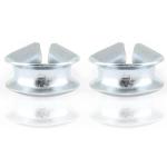 25Pcs M8 Galvanized Steel Wire Rope Thimbles