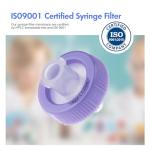 PVDF Syringe Filters 0.22um - Pack of 100