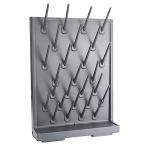 Faruijie Wall-Mounted Lab Drying Rack with 27 Pegs