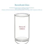 Stonylab Glass Buchner Funnel, 1000 ml, 24/40 Joint