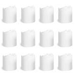 28/410 White Press Caps for Squeeze Bottles (12 Pack)