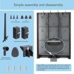 Faruijie Wall-Mounted Lab Drying Rack with 27 Pegs