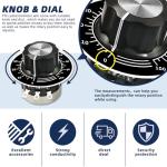 4pcs Carbon Film Rotary Taper Potentiometers 1K