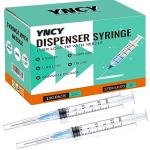 100 Pack 3ml Disposable Syringes with Needles