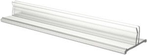 10-Place Microscope Slide Holder Strip - Plastic