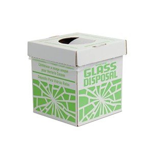 Cardboard Disposal Cartons for Glass - Pack of 6