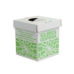 Cardboard Disposal Cartons for Glass - Pack of 6