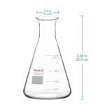 Stonylab 1000 ml Wide Mouth Erlenmeyer Flask