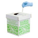 Cardboard Disposal Cartons for Glass - Pack of 6