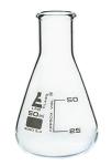 EISCO 12-Pack 50mL Borosilicate Erlenmeyer Flasks