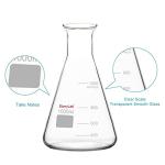 Stonylab 1000 ml Wide Mouth Erlenmeyer Flask