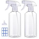 JohnBee Adjustable Spray Bottles - 16.9oz 2-Pack