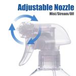 JohnBee Adjustable Spray Bottles - 16.9oz 2-Pack